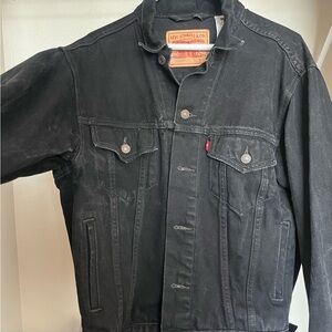 Levi's Black Denim Jacket for Men